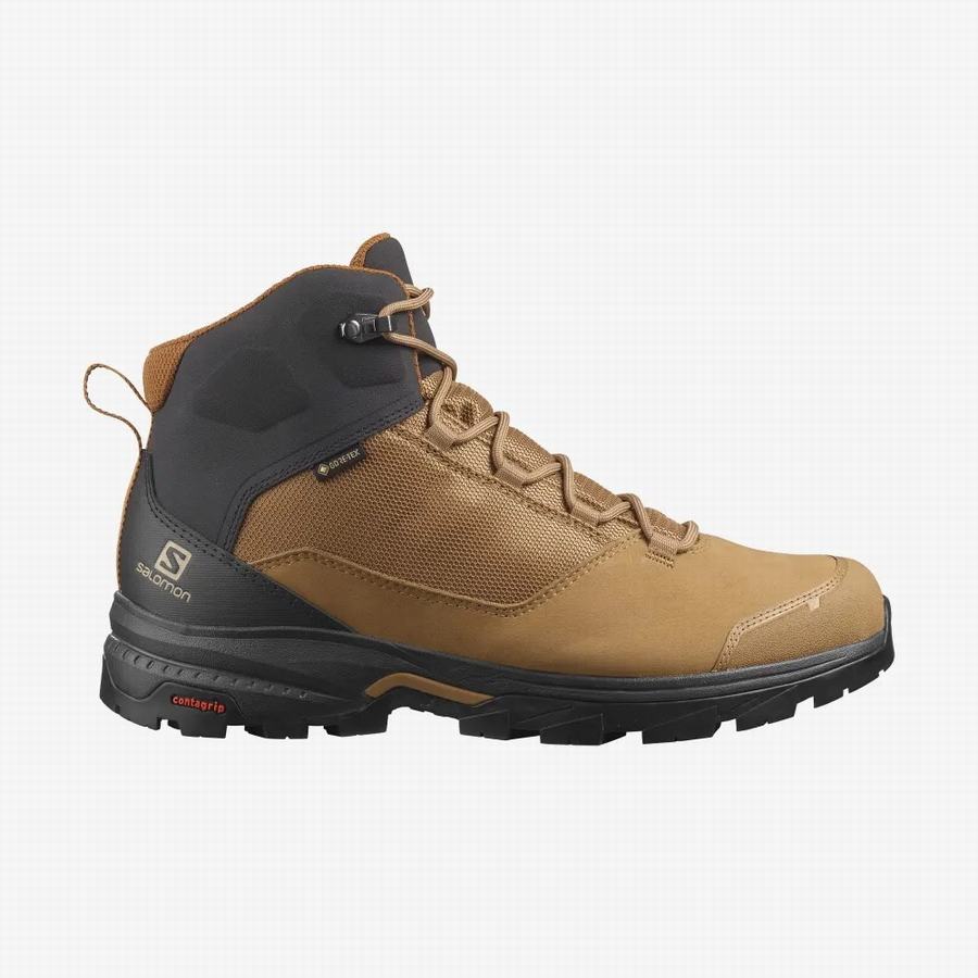 Salomon Outward Gore-tex Wandelschoenen Heren Bruin (YTN5458KO)